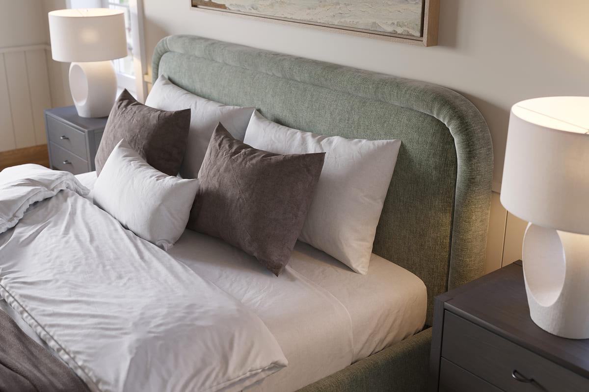 Ivery Bed – Round Headboard