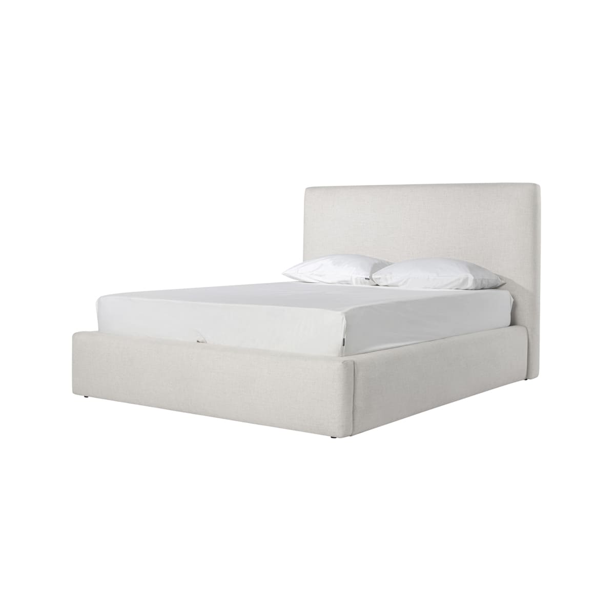 Noelle Storage Bed — Lift-up Storage, Linen Fabric