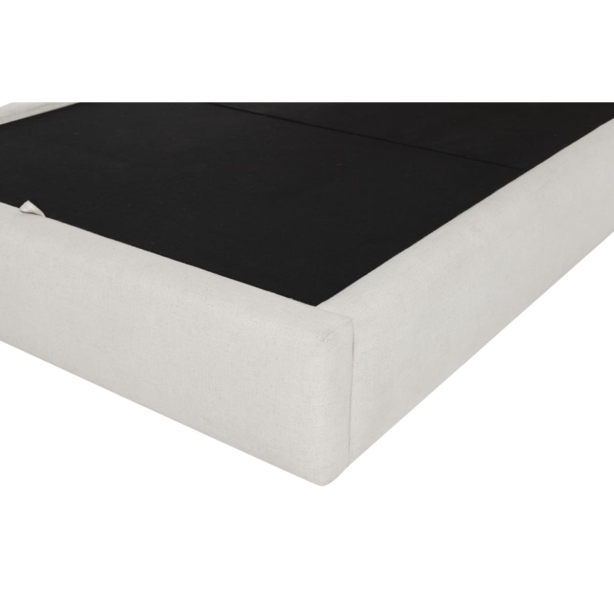 Noelle Storage Bed — Lift-up Storage, Linen Fabric