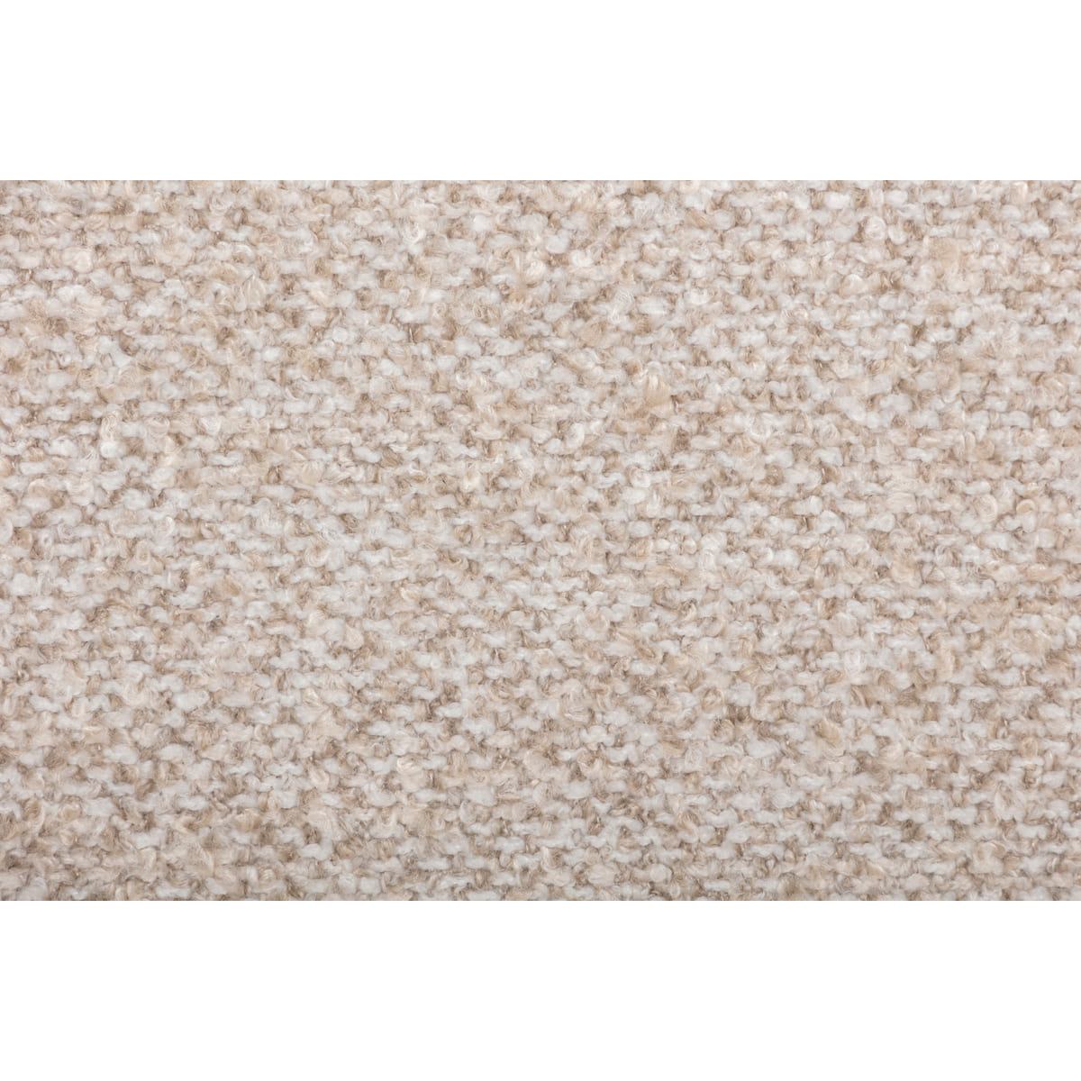 Oliver Bed – Curved Boucle Upholstered