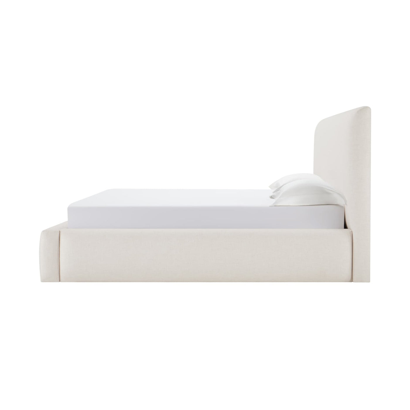 Quinky Bed – Linen Padded Headboard Bed