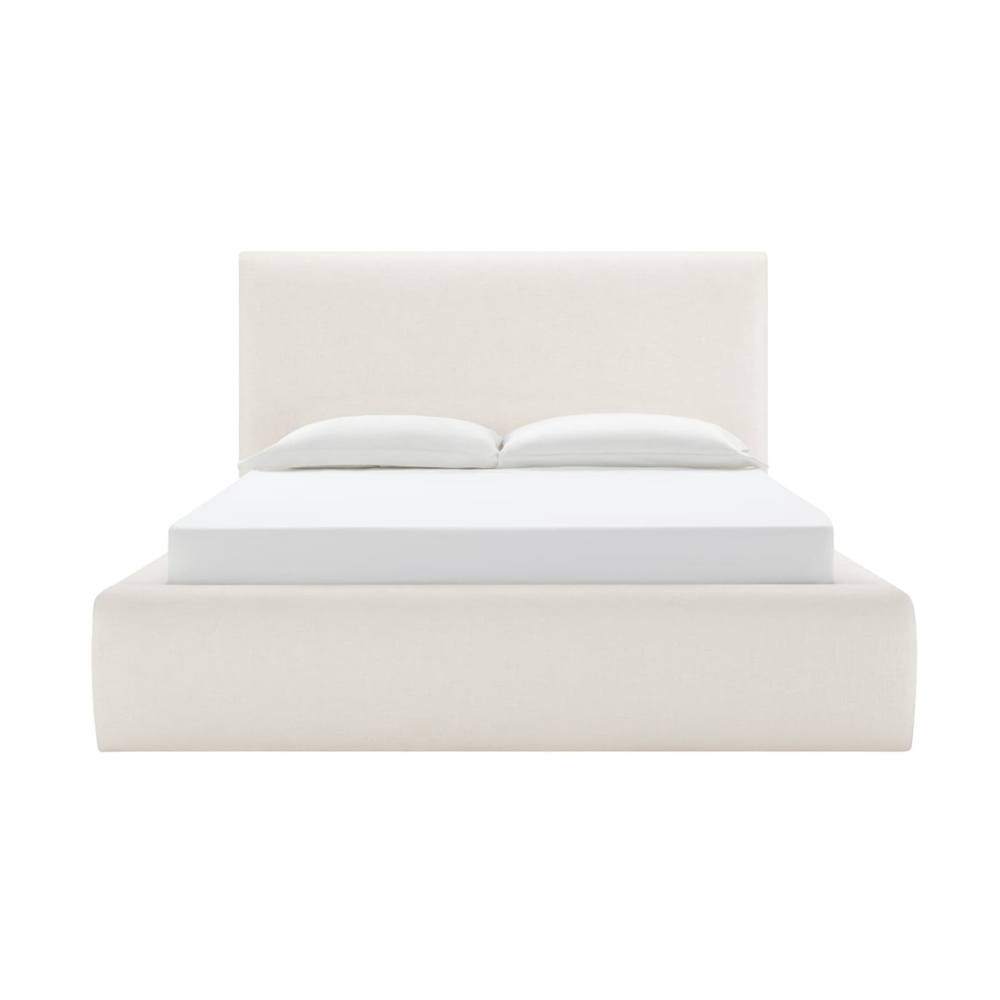 Quinky Bed – Linen Padded Headboard Bed