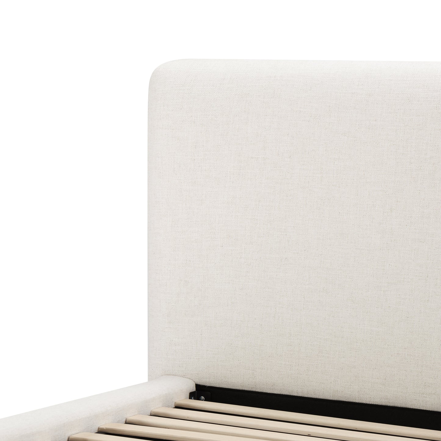 Quinky Bed – Linen Padded Headboard Bed