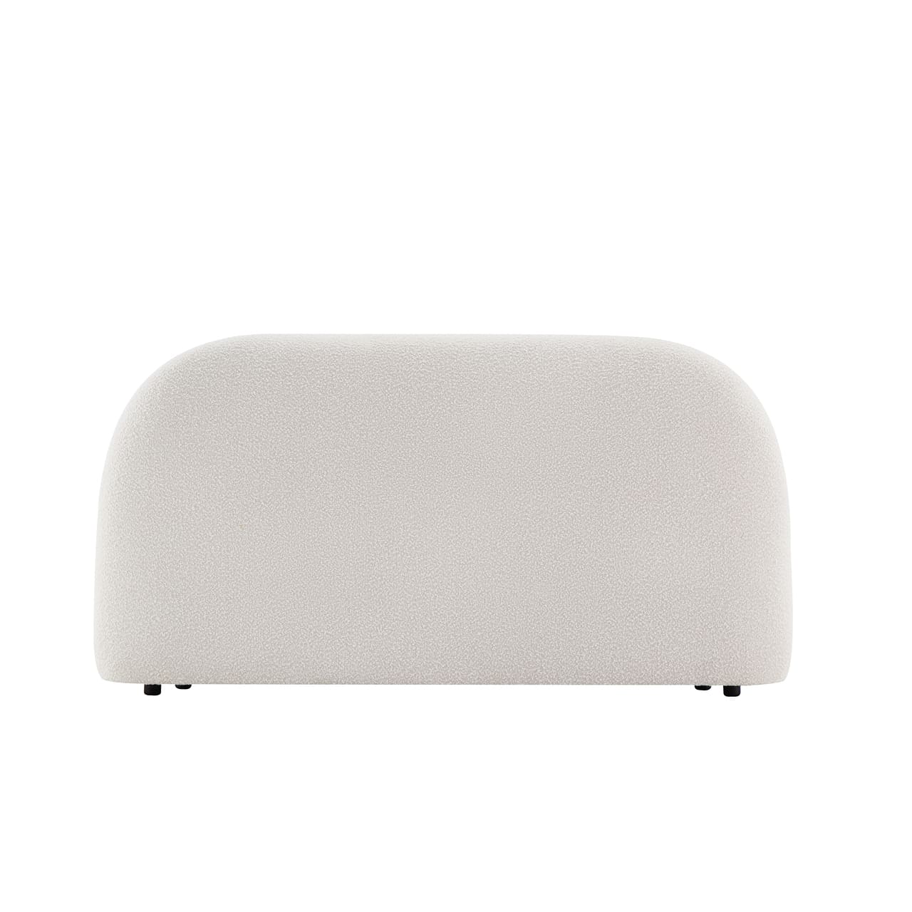 Solana Bed – Curved Boucle Modern