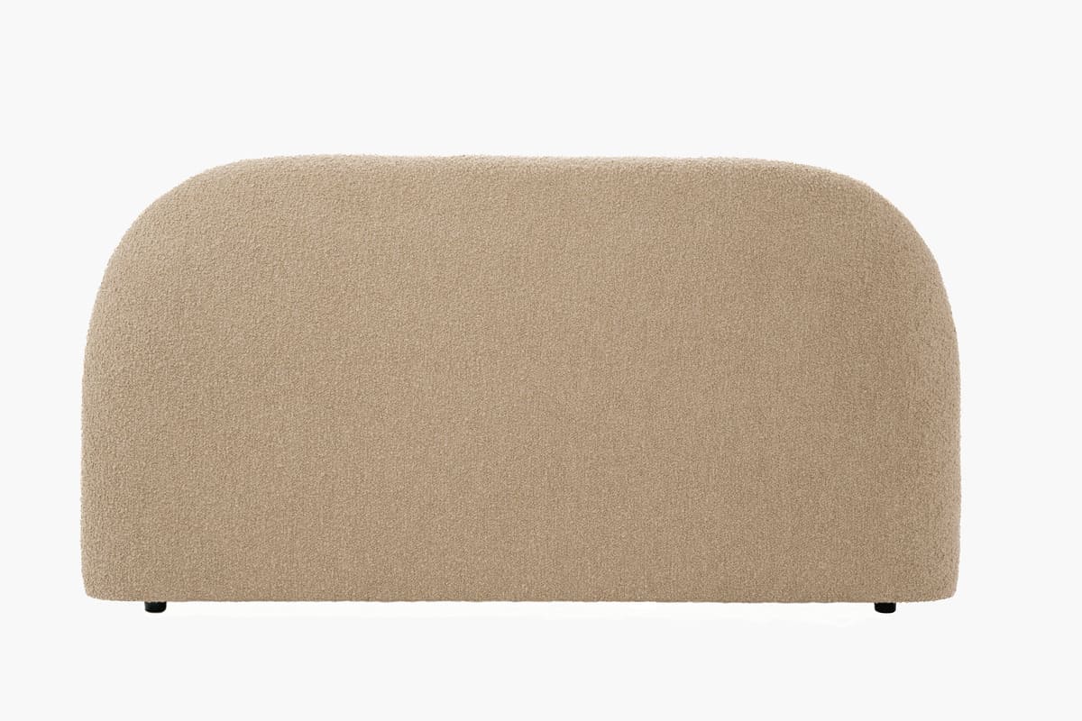Solana Bed – Curved Boucle Modern