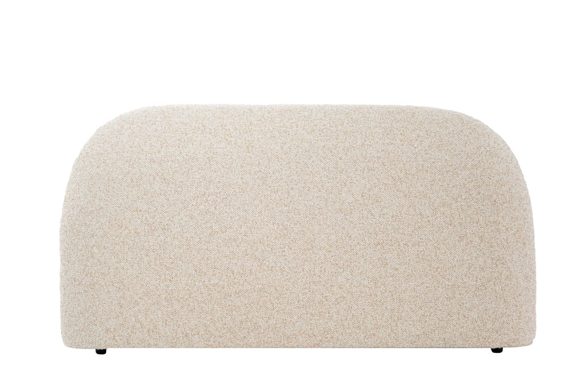 Solana Bed – Curved Boucle Modern