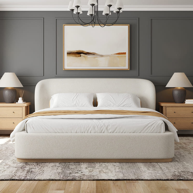 Tribeca Bed – Curved Modern Bed